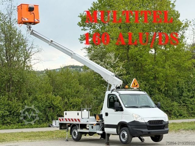 Kuorma-autoon asennettu työskentelyalusta IVECO DAILY 35S13*Hubarbeitsbühne *MULTITEL 160 ALU/DS