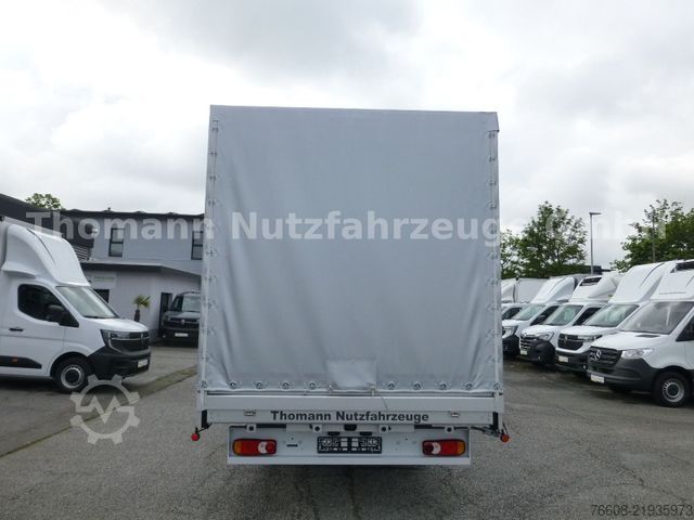Samochód dostawczy z plandeką RENAULT NEW Master Pritsche Plane Vollalu Aktivsitz Cam