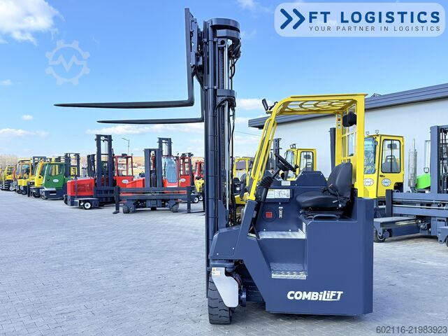 Fjögurra leiða lyftarar Combilift CB4500 GAS TRIPLEX 6400 FORK POSITIONER