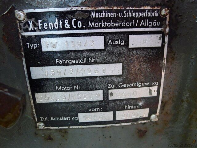 Dodávka Fendt Farmer 2