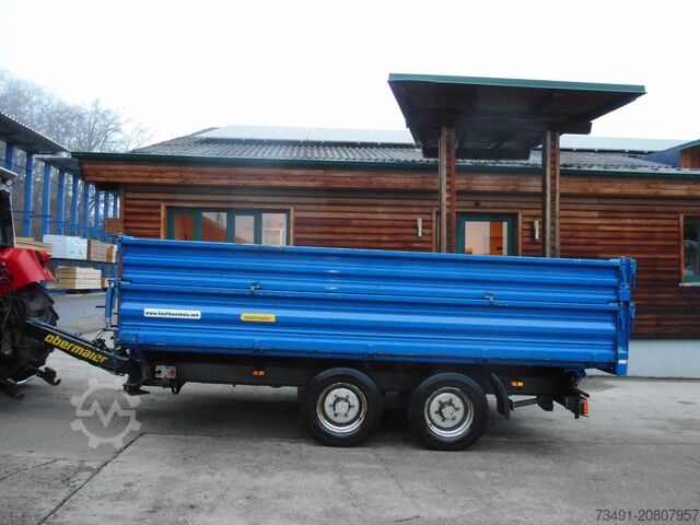 Three-way tipper trailer Obermaier OS2-TD89A Tandem 3Seitenkipper