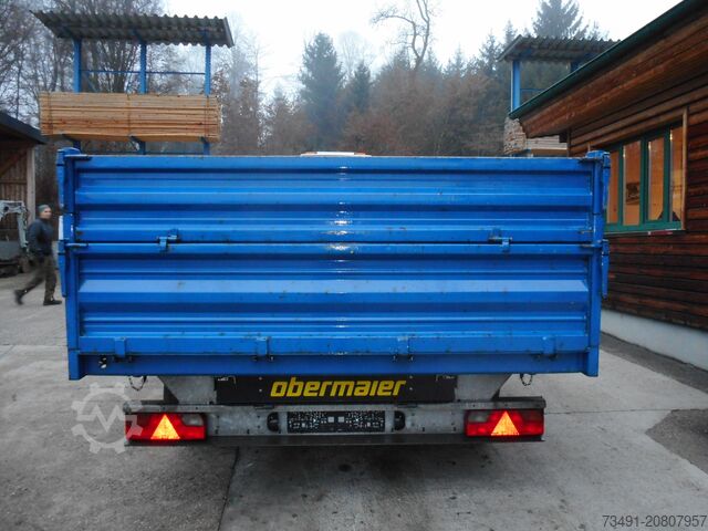 Three-way tipper trailer Obermaier OS2-TD89A Tandem 3Seitenkipper