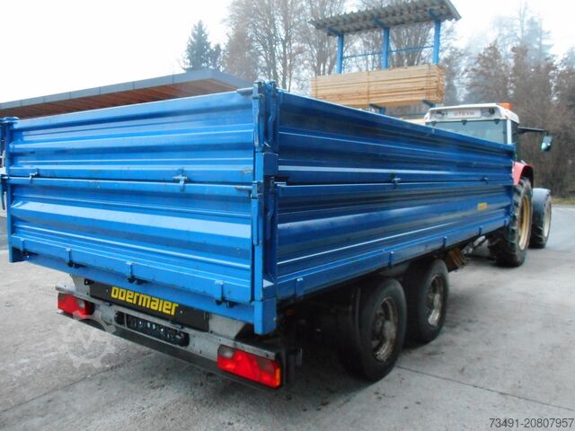 Three-way tipper trailer Obermaier OS2-TD89A Tandem 3Seitenkipper