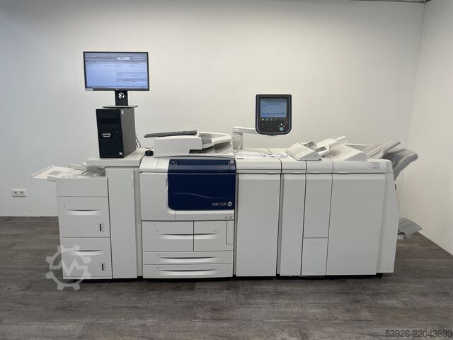 Digitální tiskový stroj Xerox D136, incl. FreeFlow Server, paper deck, booklet-finisher