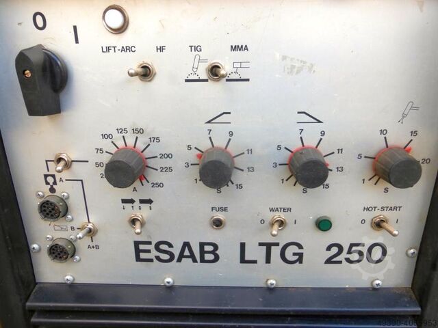 E-varilni aparat, stroj za varjenje z obločno elektrodo, električni varilni vir ESAB LTG 250