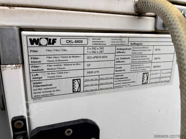Zariadenie na prívod a odvod vzduchu WOLF CKL-A-5800 re