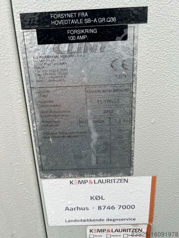 Hűtőgép Kaltwassersatz Clint 85 KW Chiller 2012 Kälteanlage