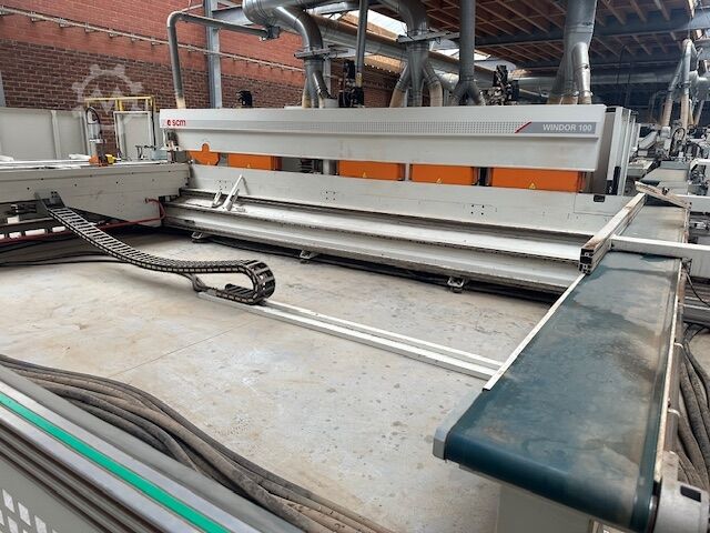 Linka na spracovanie dreva SCM Windor 100 + Superset + Profitech + mehr