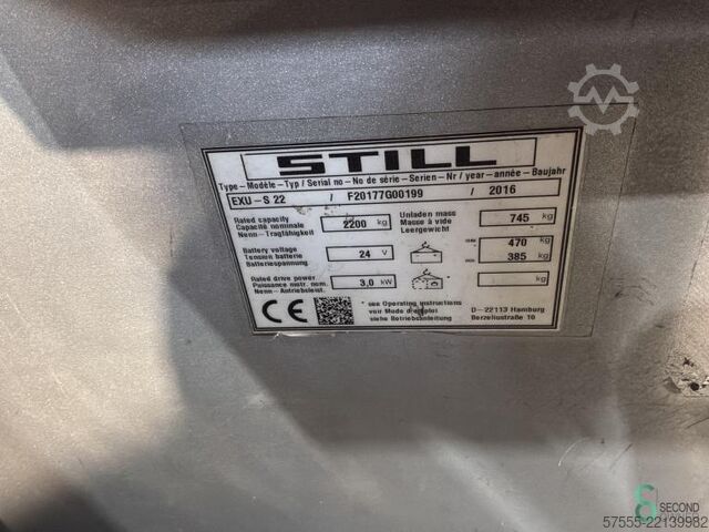Niederhubwagen Still EXU-S22