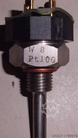 El sensor de temperatura W8 Pt 100 Din