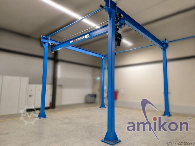 เครนรางคู่พร้อมรอกโซ่ไฟฟ้า Vetter P300 Portalkran 1,6t Krananlage