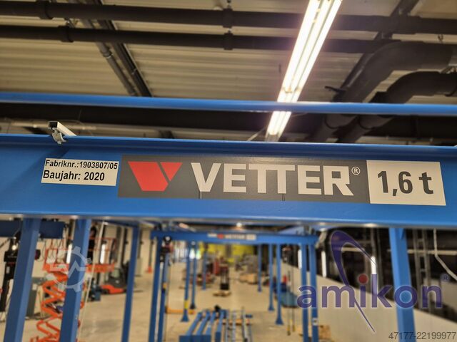 เครนรางคู่พร้อมรอกโซ่ไฟฟ้า Vetter P300 Portalkran 1,6t Krananlage