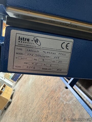Vakuuminis membraninis presas Istra-AmSIA Vacuum Press VPR-3500