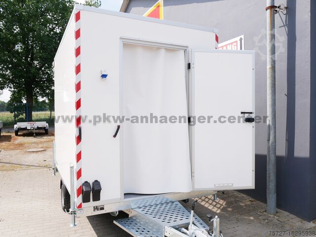 Trailer til byggeri STEMA Bauwagen Stema P-BOX 1300kg 307x201x230c
