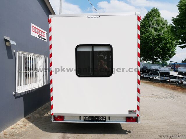 Trailer til byggeri STEMA Bauwagen Stema P-BOX 1300kg 307x201x230c