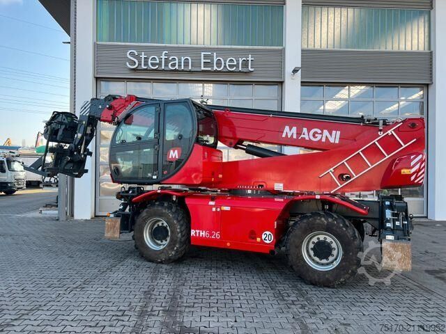 Teleskoplastare Magni RTH 6.26 / nur 849h ! / Gabel / 5 t Winde