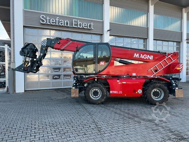 Teleskoplastare Magni RTH 6.26 / nur 849h ! / Gabel / 5 t Winde