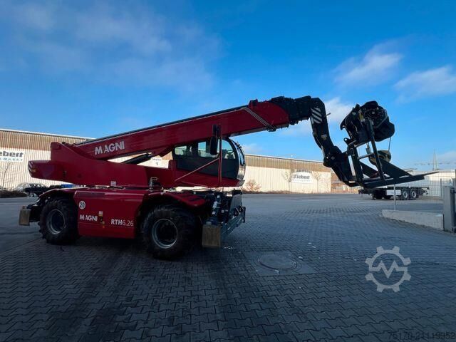 Carregador telescópico Magni RTH 6.26 / nur 849h ! / Gabel / 5 t Winde