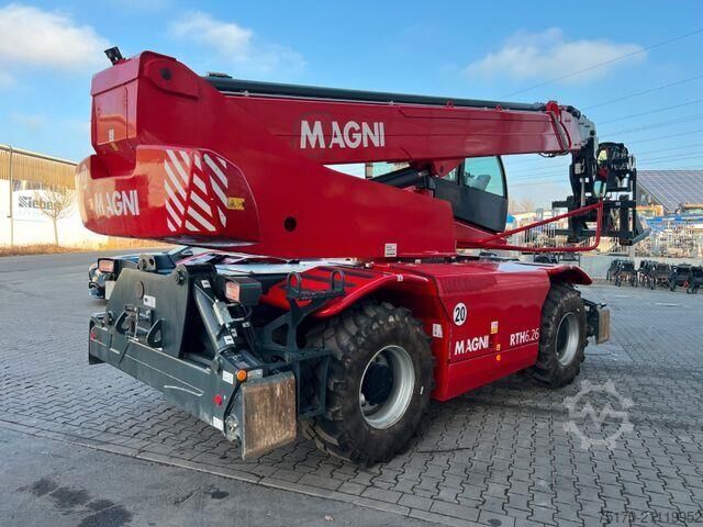 Carregador telescópico Magni RTH 6.26 / nur 849h ! / Gabel / 5 t Winde
