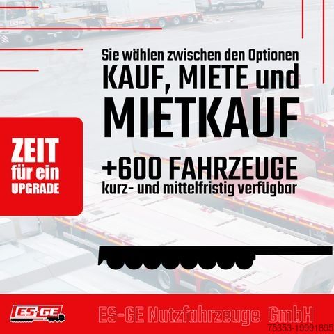 د ټیټ بار وړلو سیمی ټریلر FAYMONVILLE Multimax Satteltieflader (2+2) - nachlaufgelenkt