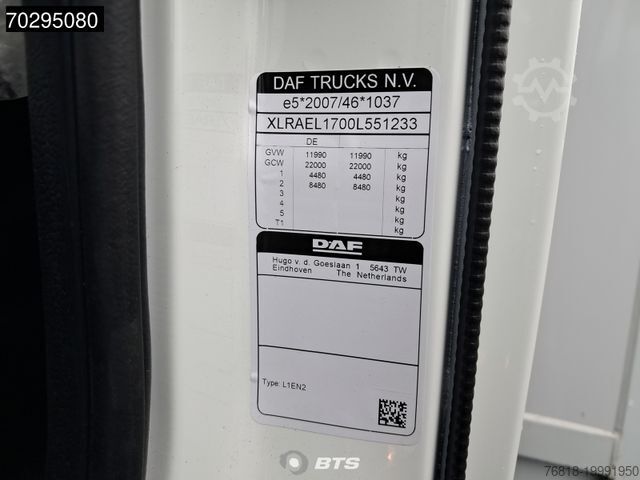Sandučar kamion DAF XB 230 4X2 FA DC 12t - Saxas Koffer/LBW