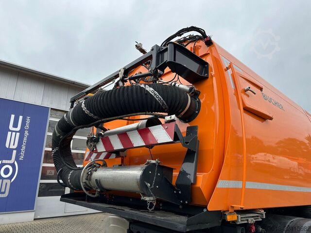 Barredora de calzadas MERCEDES-BENZ ACTROS 1830 4x2 Kehrmaschine BUCHER OPTIFANT8000