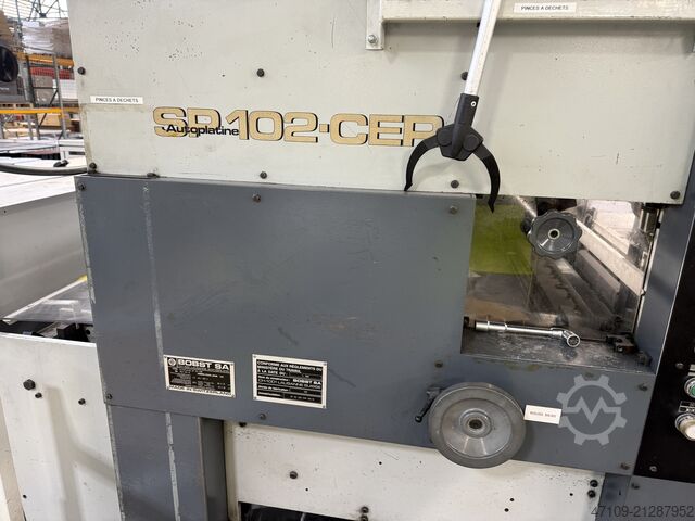 Máquina de corte e vinco Bobst SP102CER