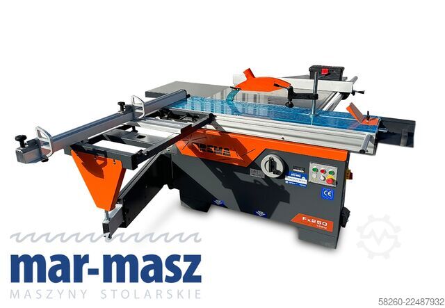 Formaatschijnzaag, formatschuurmachine REMA Fx250 1600mm
