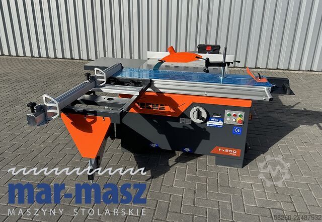 Formaatschijnzaag, formatschuurmachine REMA Fx250 1600mm