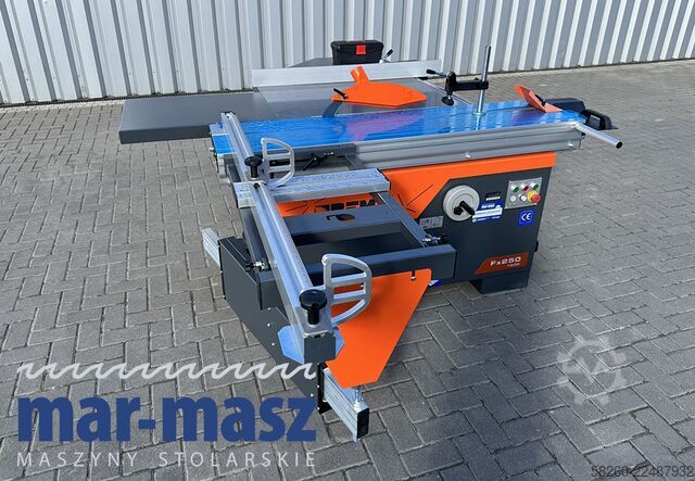 Formaatschijnzaag, formatschuurmachine REMA Fx250 1600mm