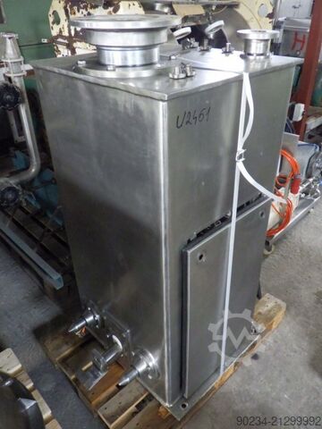Naudotas nerūdijančio plieno planetinis maišytuvas Grieser modelis VPL 350 su maišymo indais. GRIESER VPL 350