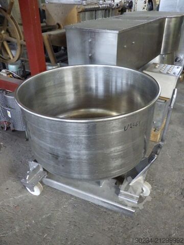 Naudotas nerūdijančio plieno planetinis maišytuvas Grieser modelis VPL 350 su maišymo indais. GRIESER VPL 350