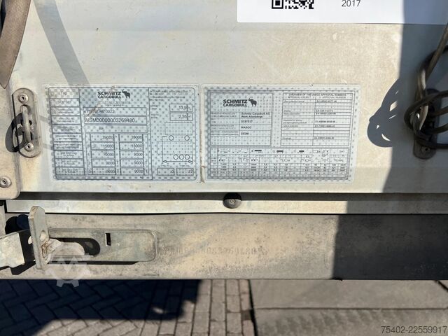 Lonas deslizantes Schmitz Cargobull SCB*S3T / Coil / Tautliner / Disc Brakes