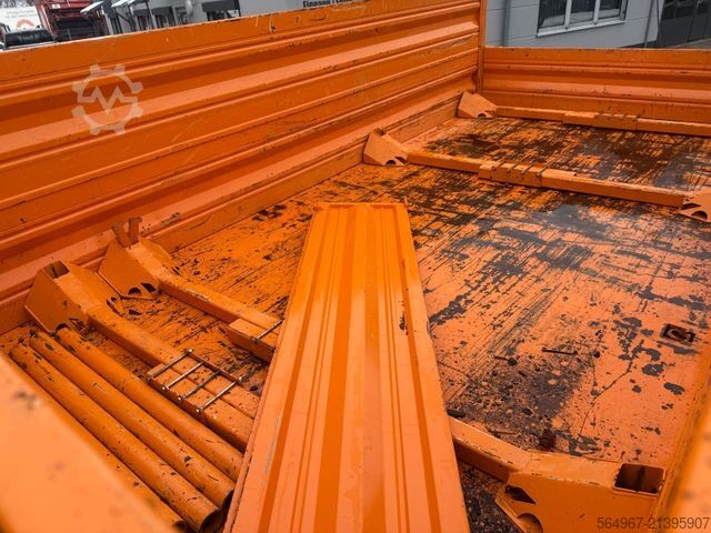 Dreiseitenkipper Anhänger  Schlang & Reichardt Unimog Krananhänger 80 km/h