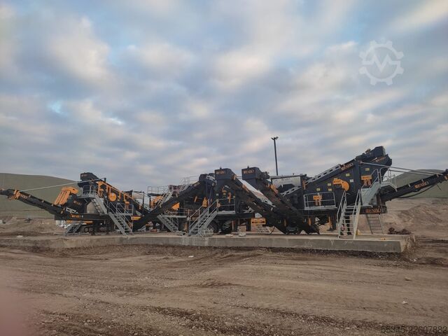 Crushing equipment/mobile crushing plant FABO Crushing equipment Mobile Jaw Crusher Fullstar-110
