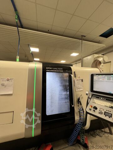 CNC eszterga- és maróközpont DMG CTX beta 500 V6 Bj. 2010