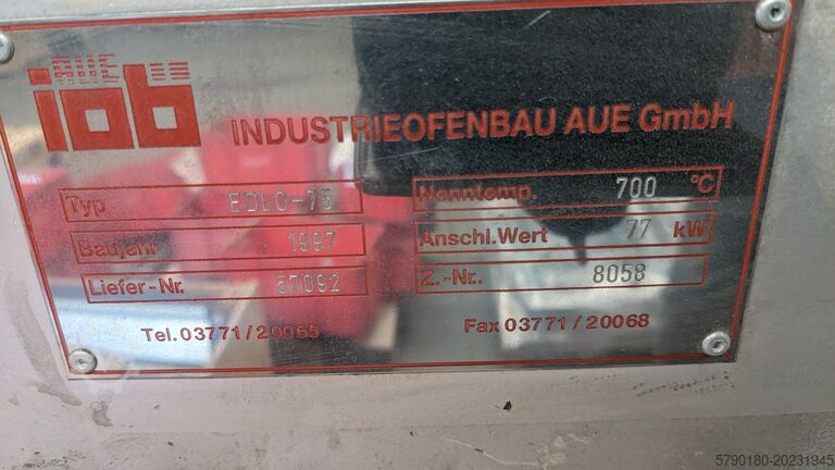 Contrôle IOB Indurstrie-Ofen-Bau GmbH EDLO-75