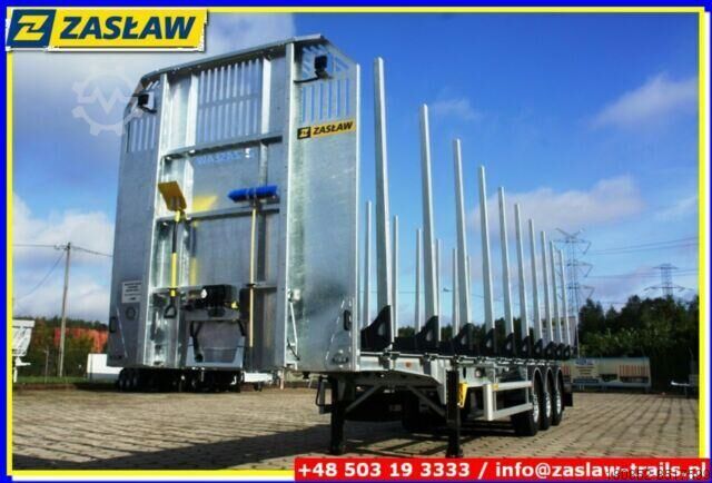  ZASLAW 4.600 kg LIGHT timber semi trailer for wood NOW AVAILABLE
