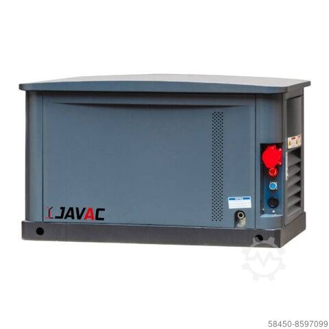 Javac - 燃气发电机 - 10 KVA - 8 KW - 3000 rpm 
