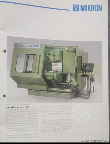 Mikron 5축 CNC 밀링 머신 Mikron WF 41 C