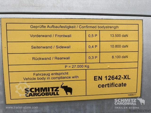 Åpen semitrailer med presenning Schmitz Cargobull Semitrailer Curtainsider Standard