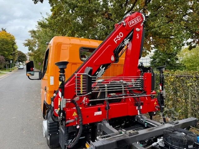 3-sidig tipper Mitsubishi Fuso 7C18 / Kipper Mit Kran Fassi F50A/Eu6d