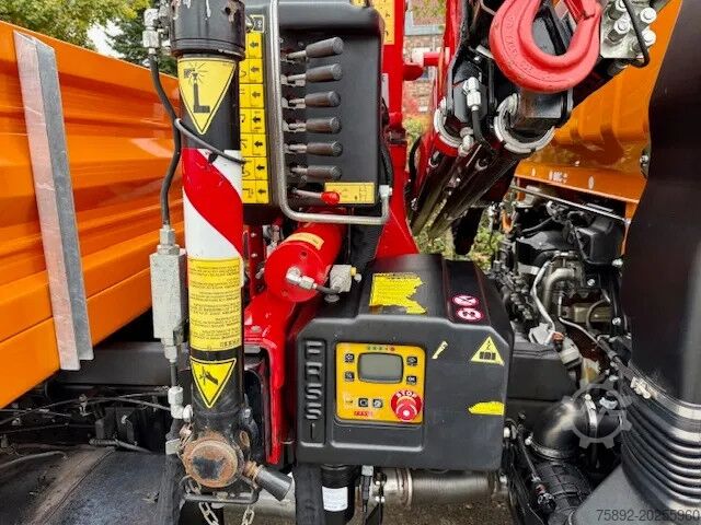 3-sidig tipper Mitsubishi Fuso 7C18 / Kipper Mit Kran Fassi F50A/Eu6d