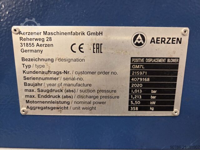  Aerzen Delta blower 