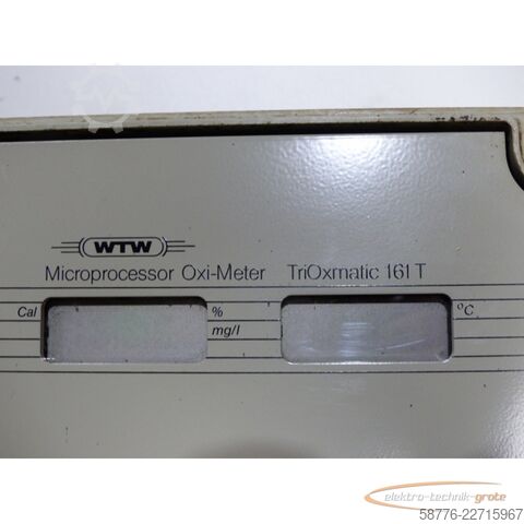רְכִיב  WTW Microrocessor Oxi-Meter TriOxmatic 161 T