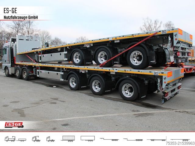 Ημιρυμουλκούμενο με πλατφόρμα εργασίας FAYMONVILLE Telemax Sattelauflieger - hydr. gelenkt