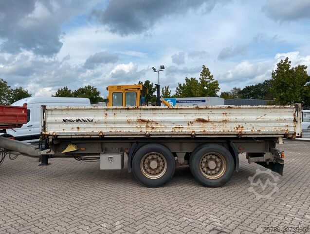 Tresidet tipvognstrailer MÜLLER-MITTELTAL KA-TA-RT 18 / 5.5m Drei-Seiten-Kipper/ NL 13.6t