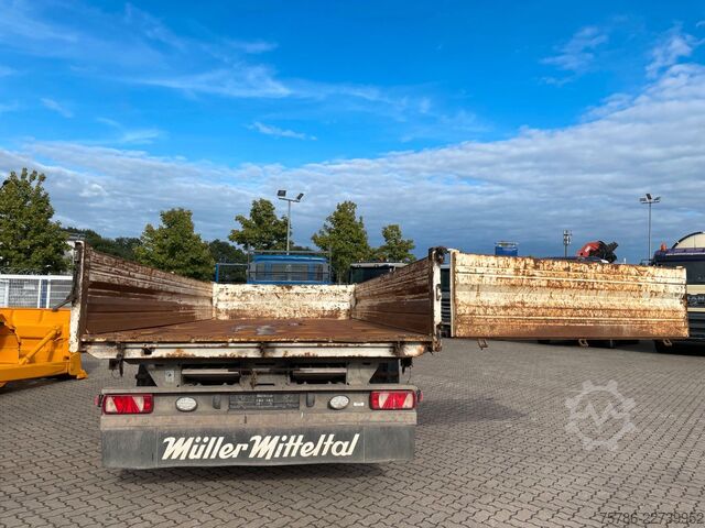Tresidet tipvognstrailer MÜLLER-MITTELTAL KA-TA-RT 18 / 5.5m Drei-Seiten-Kipper/ NL 13.6t