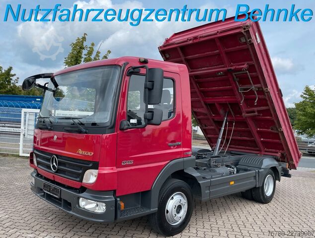 Tre-vejs tippevogn MERCEDES-BENZ Atego 816 BB/ Meiller/ 2x AHK/ Org. KM/ NL 3.1 t