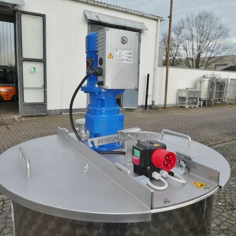 Brand new 550 liter agitator tank with blade agitator (type SDE)  12020